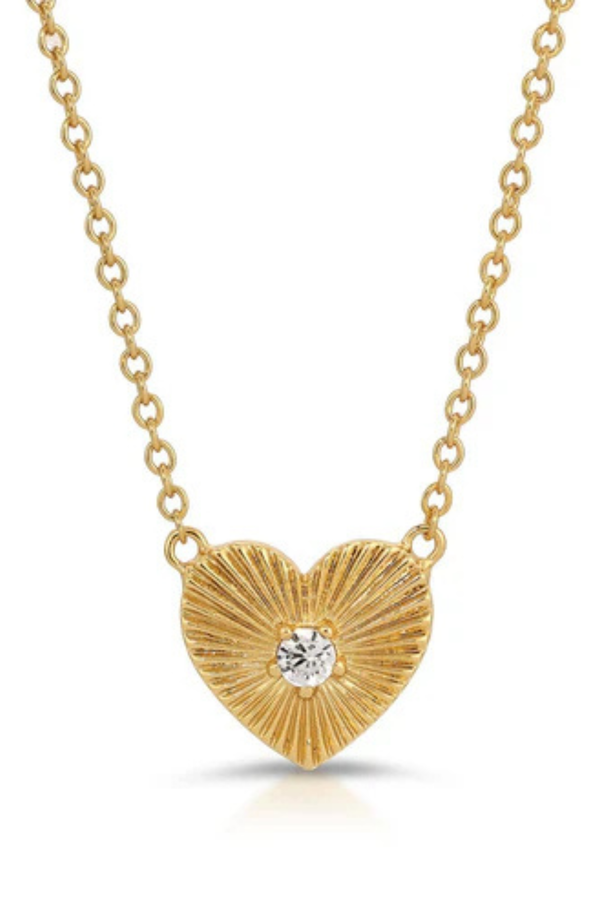 Olive Juice Heart Necklace