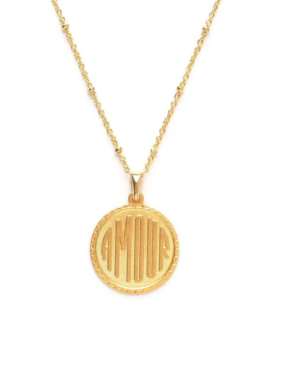 Amour Medallion Necklace