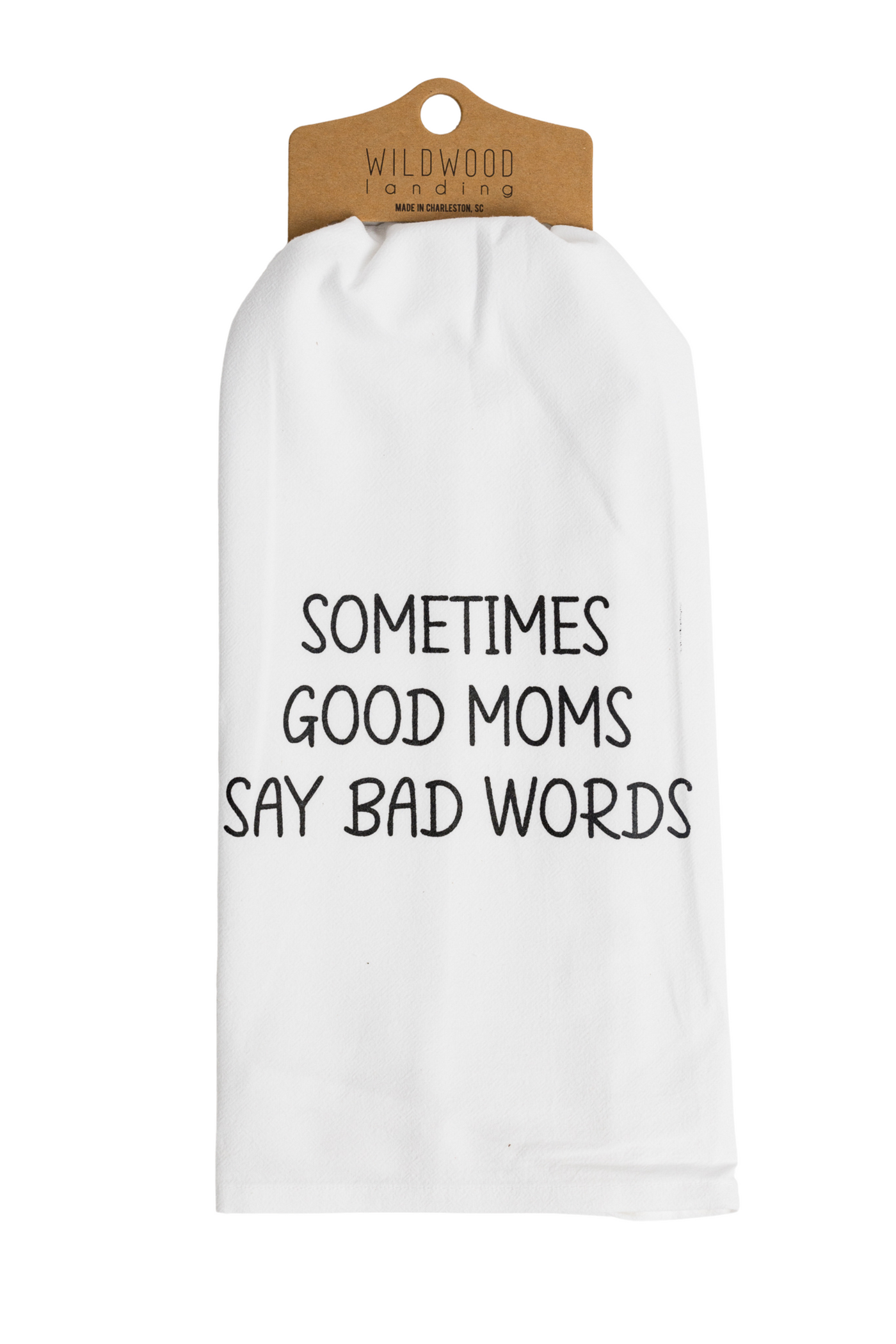 Sometimes Bad Words Tea Towel