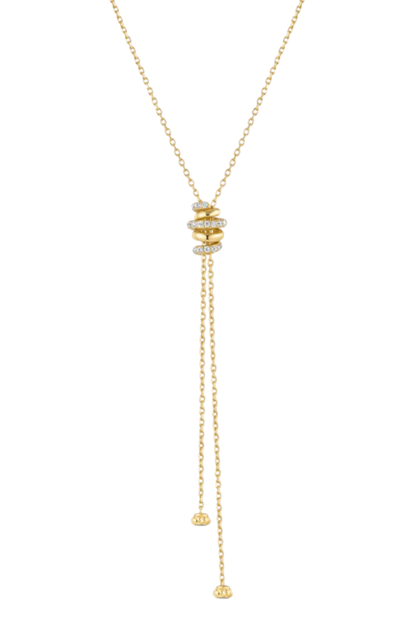 Twisted Rope Lariat Necklace