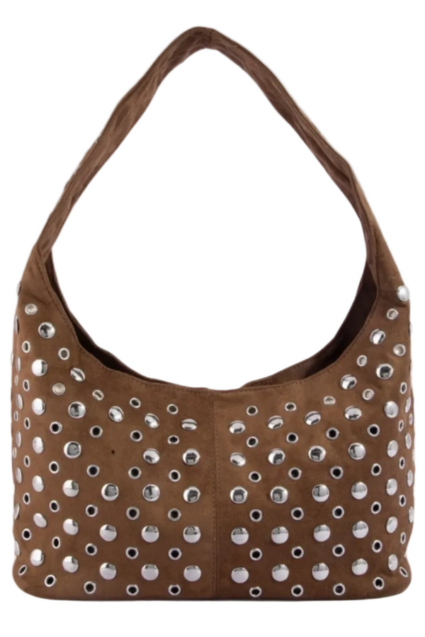 Multi Rivet Shoulder Bag