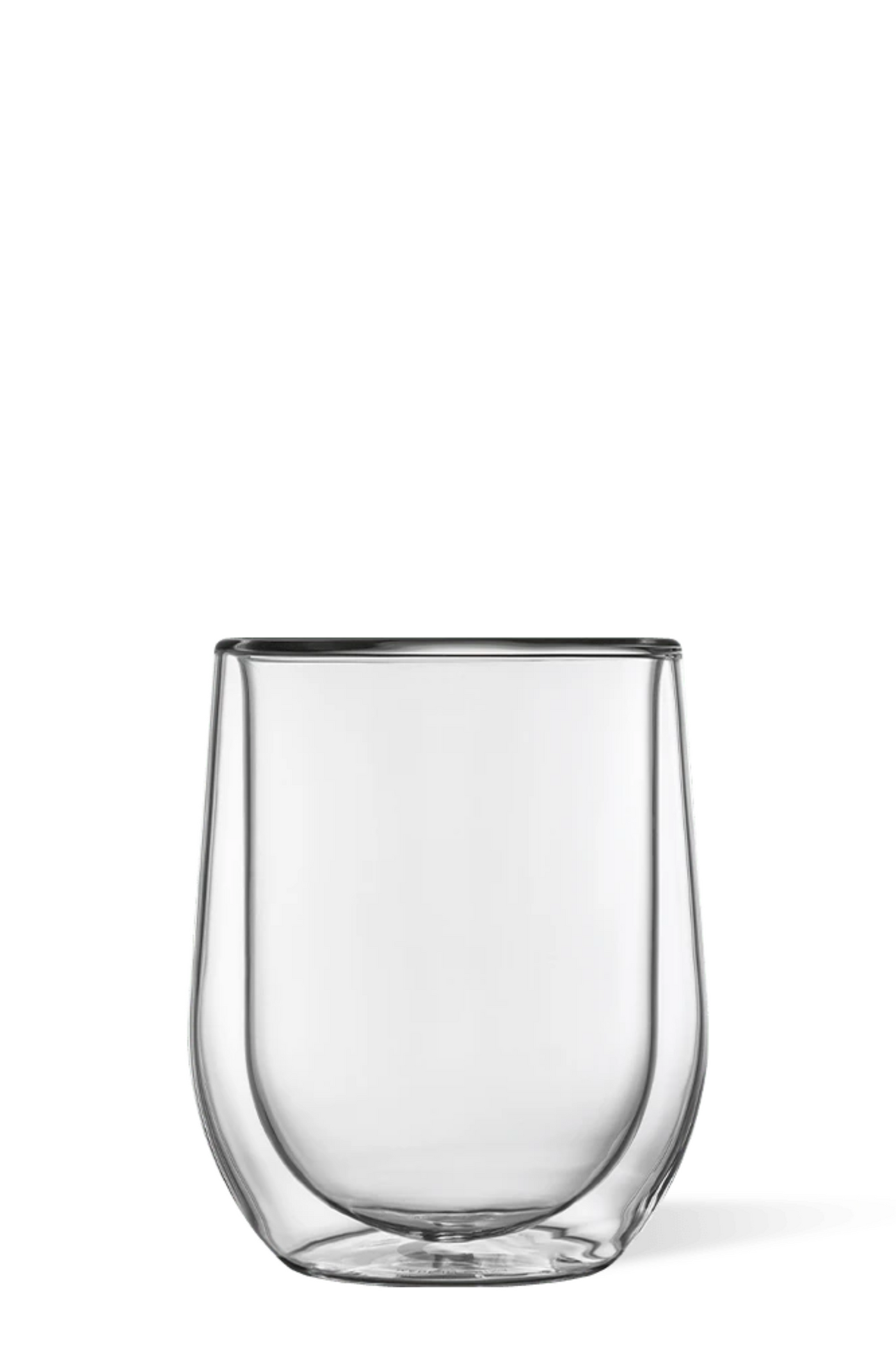 12 oz Glass Stemless Double Pack