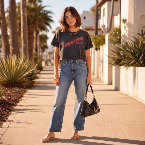 Vacation Planning Committee Crop Tee