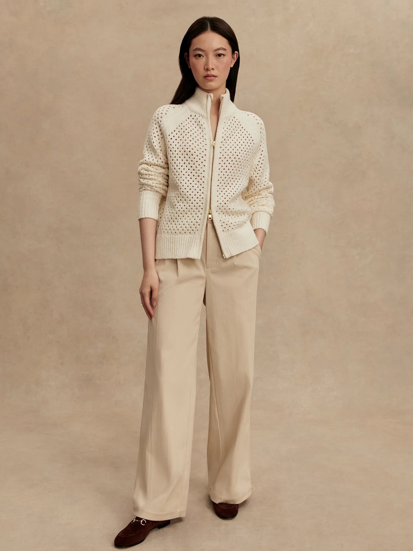 Mandy Boucle Knit Jacket