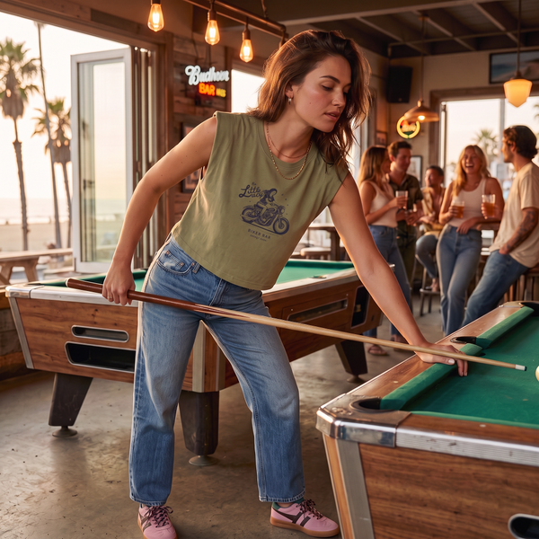 Little Lucy Biker Bar Muscle Tee