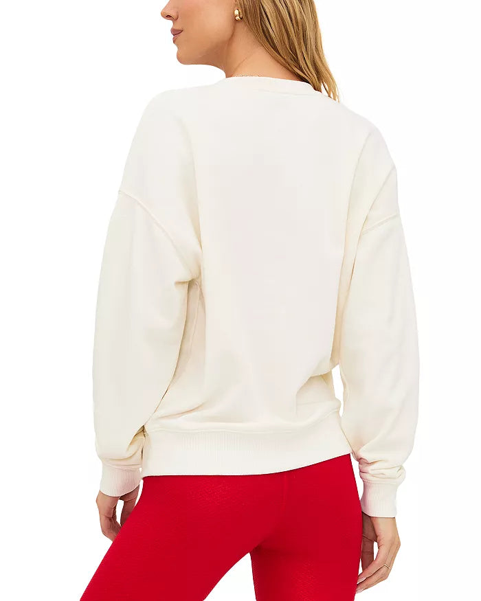 Devyn Oversized Sweatshirt in Frosted Falala