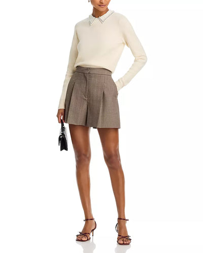 Avea Knit Embellished Collar Sweater