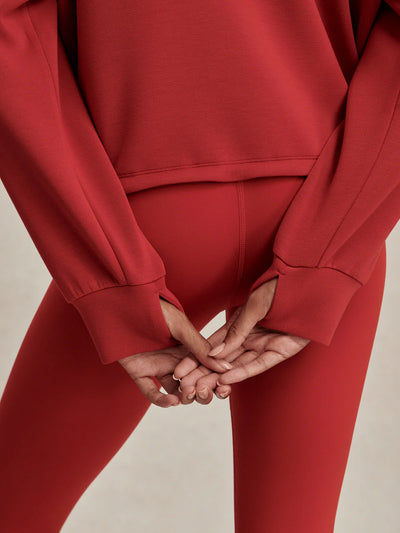 Sian Cropped Half Zip Midlayer