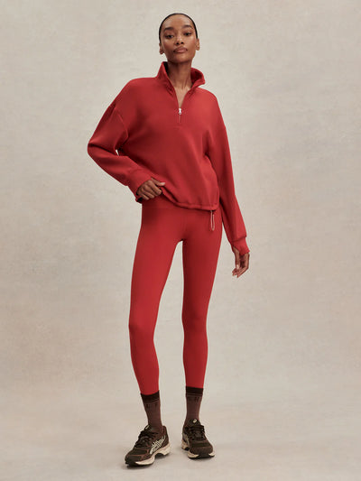 Sian Cropped Half Zip Midlayer