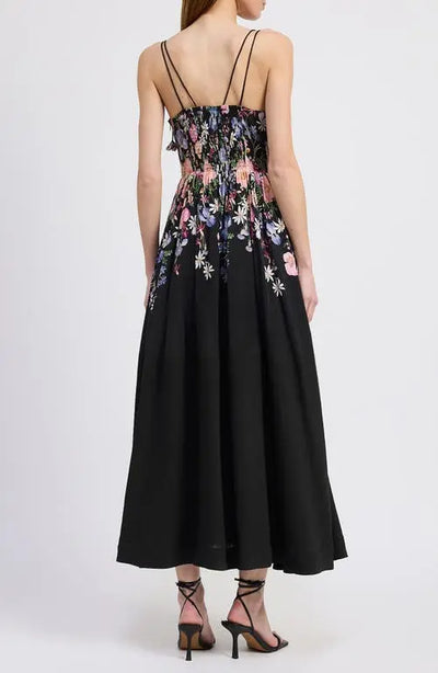 Nanette Tie Maxi Dress