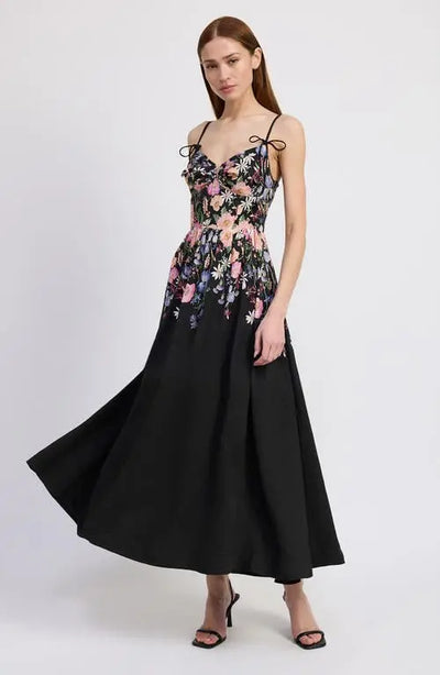 Nanette Tie Maxi Dress