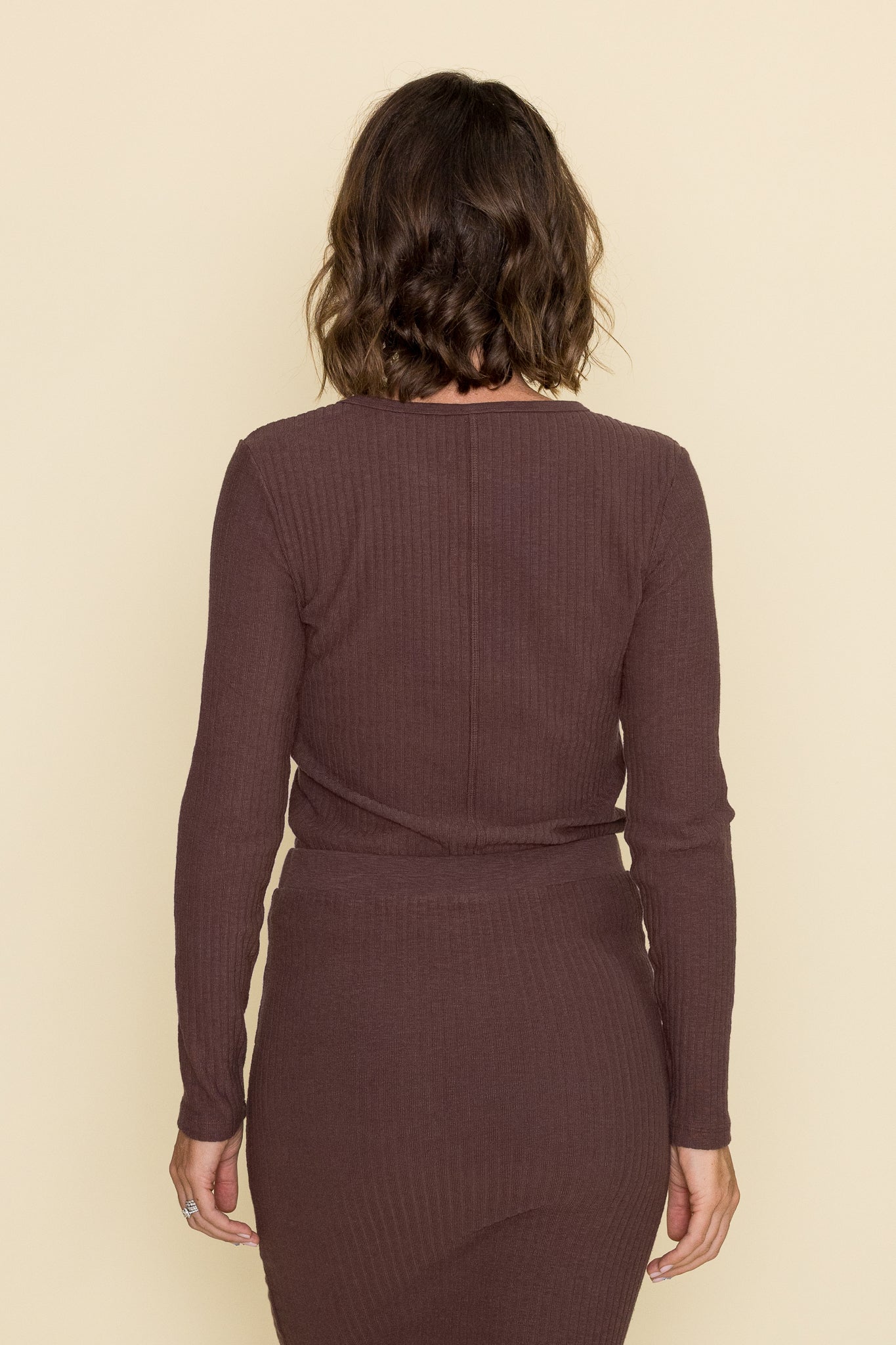 Rib Crewneck Crop Top