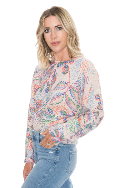 Floral Oversized Sweater by Sundry