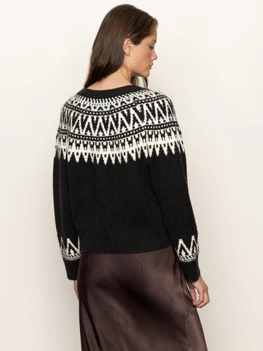 Fairisle Crewneck Cardi