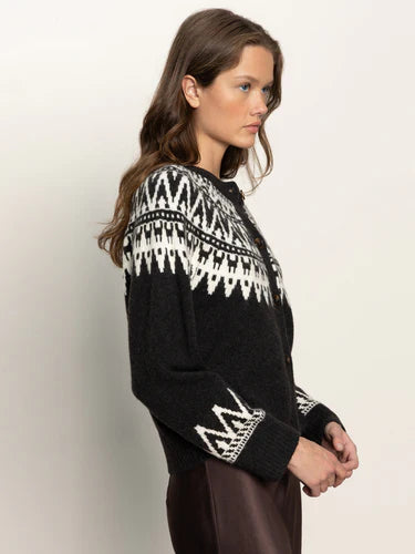 Fairisle Crewneck Cardi