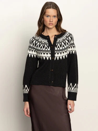 Fairisle Crewneck Cardi
