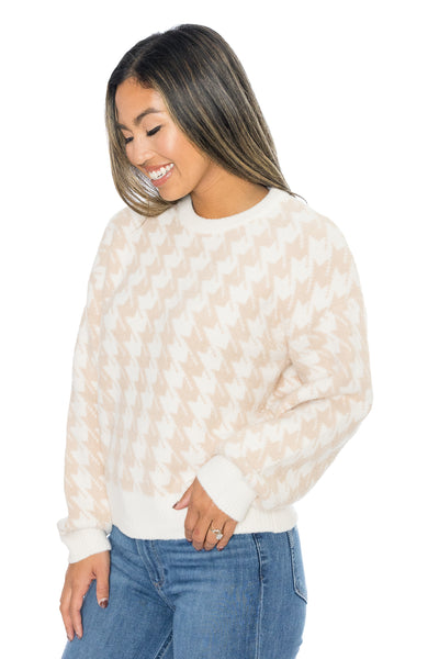 Cedar Houndstooth Sweater