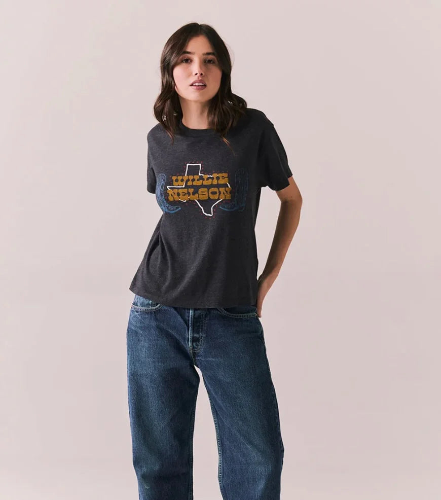 Willie Nelson Texas Boots Tee