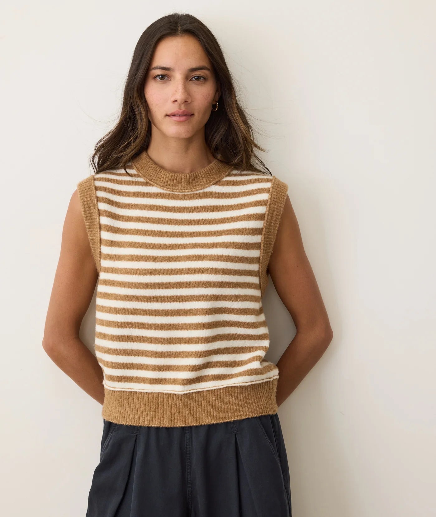 Sausalito Striped Sweater Vest