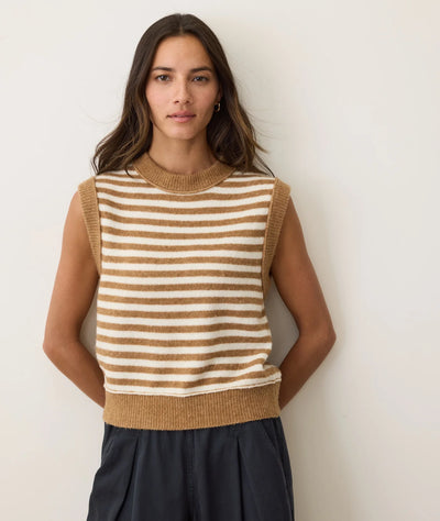 Sausalito Striped Sweater Vest