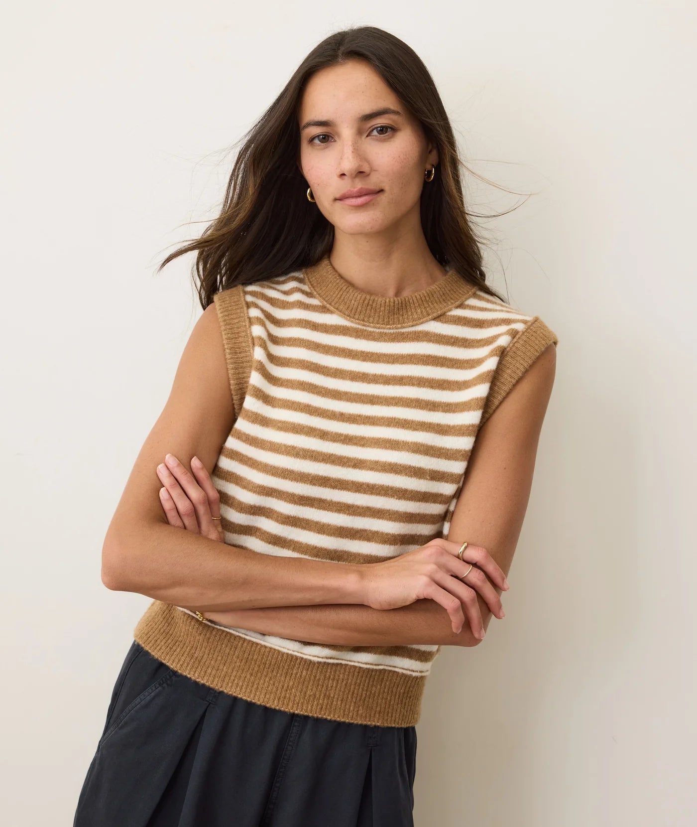 Sausalito Striped Sweater Vest