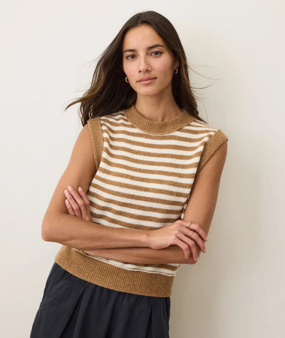Sausalito Striped Sweater Vest