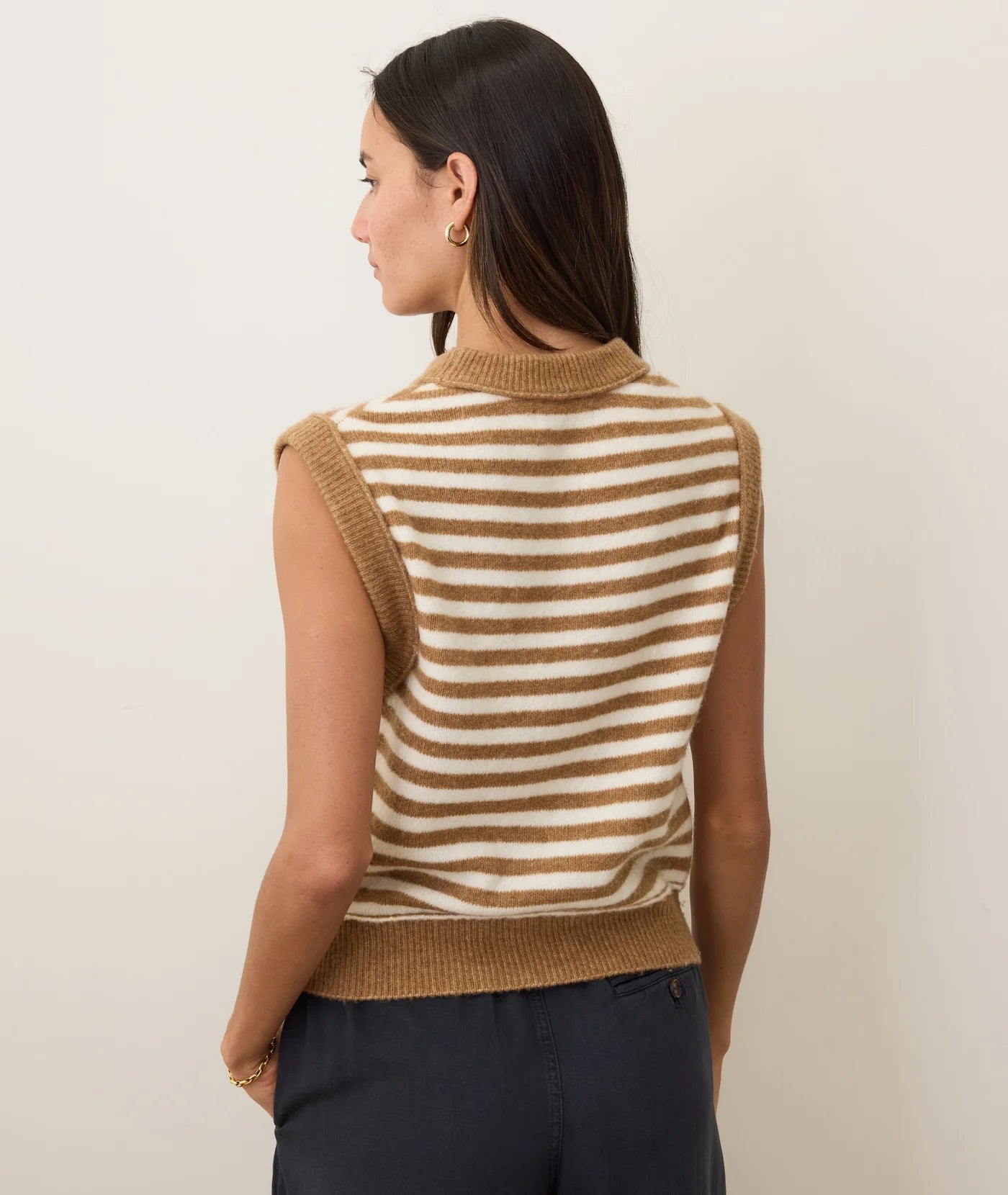 Sausalito Striped Sweater Vest