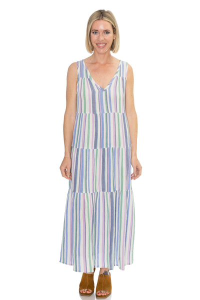 Corinne Striped Maxi Dress