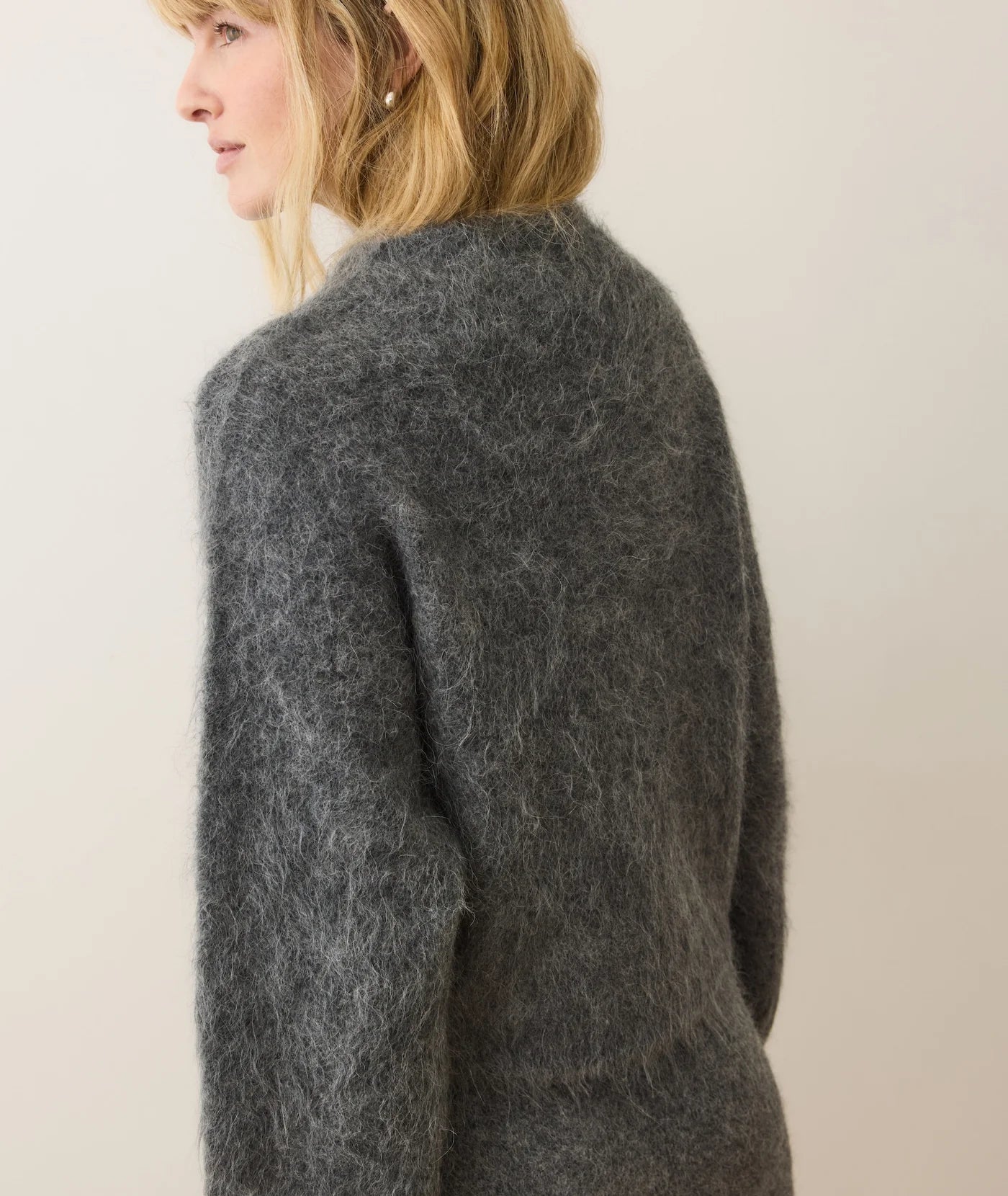Suri Alpaca Mock Neck Sweater