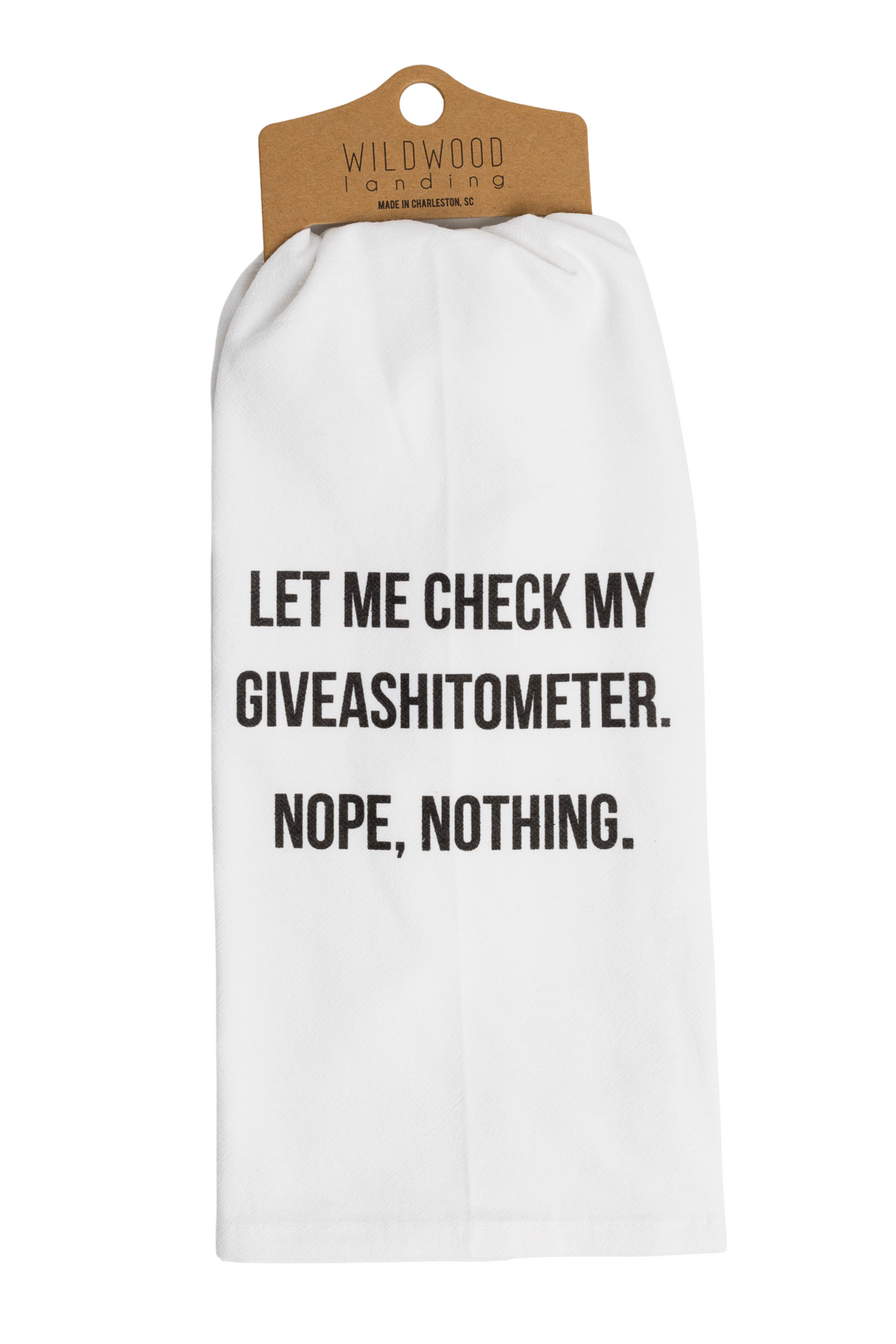 Giveashitometer Tea Towel