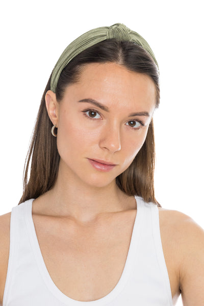 Ivy Pleated Hard Headband