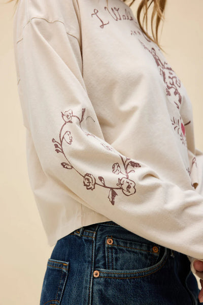 Johnny Cash Walk the Line Long Sleeve Tee