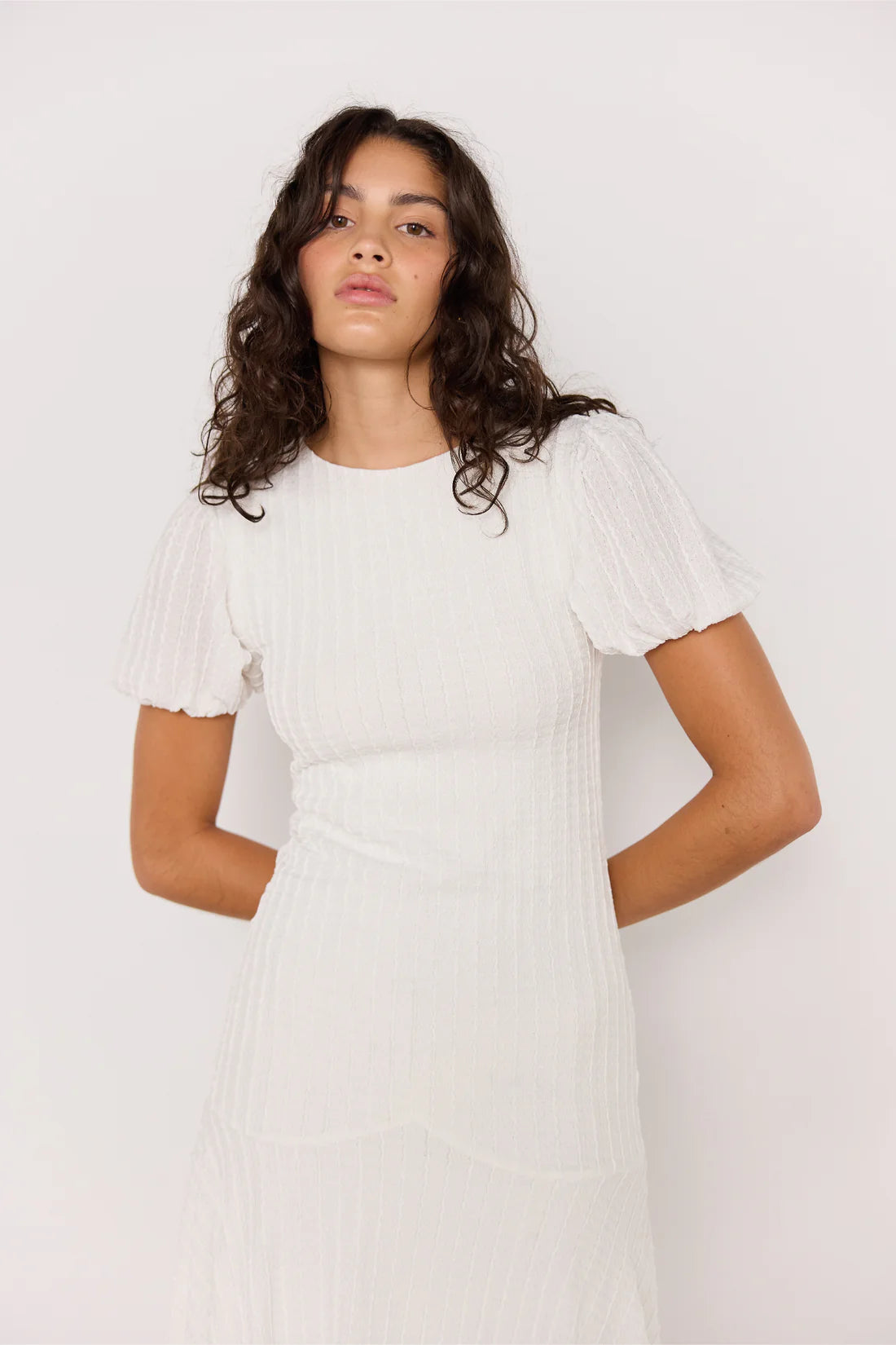 sachin and babi light blue dress Drop Waist White Dresses main image 1