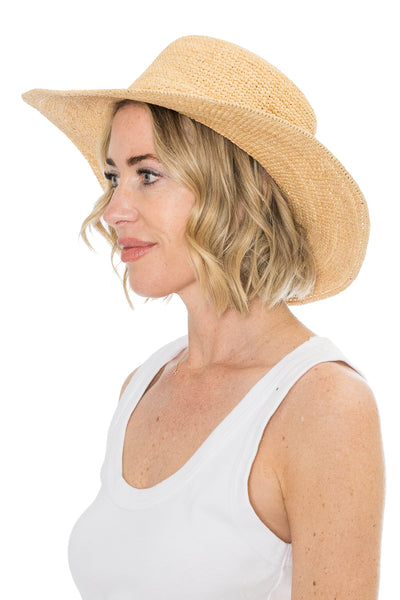 Packable Raffia Sun Hat