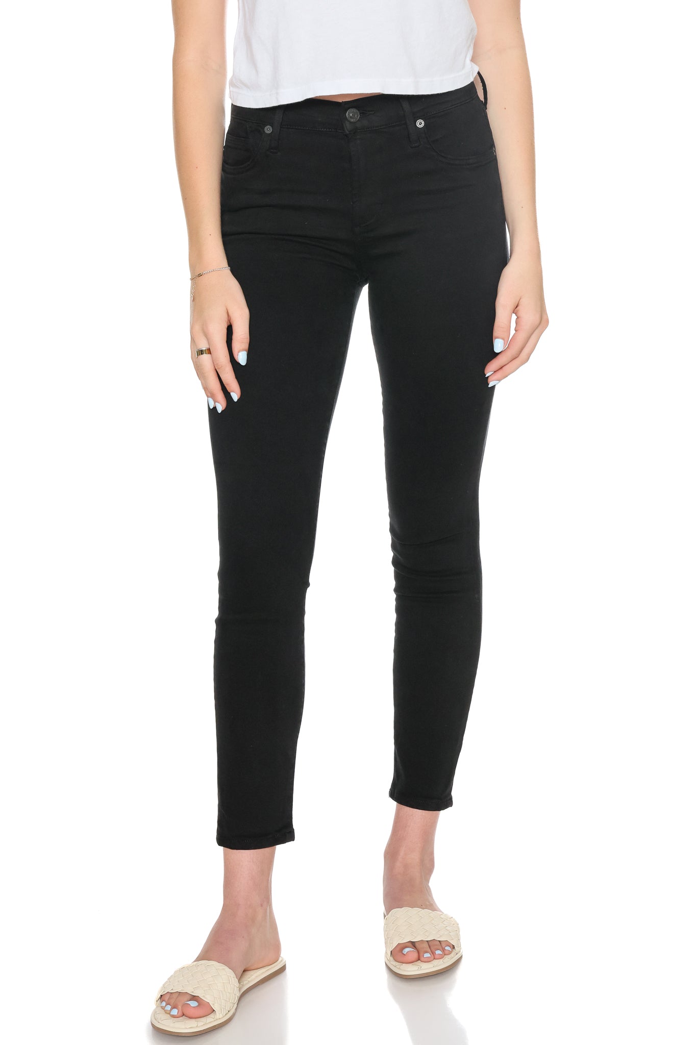 Rocket Ankle Skinny Jeans in Plush Black - CITIZENS OF HUMANITY