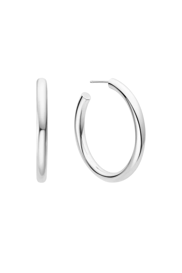 Classic Tube Large Hoop Earrings
