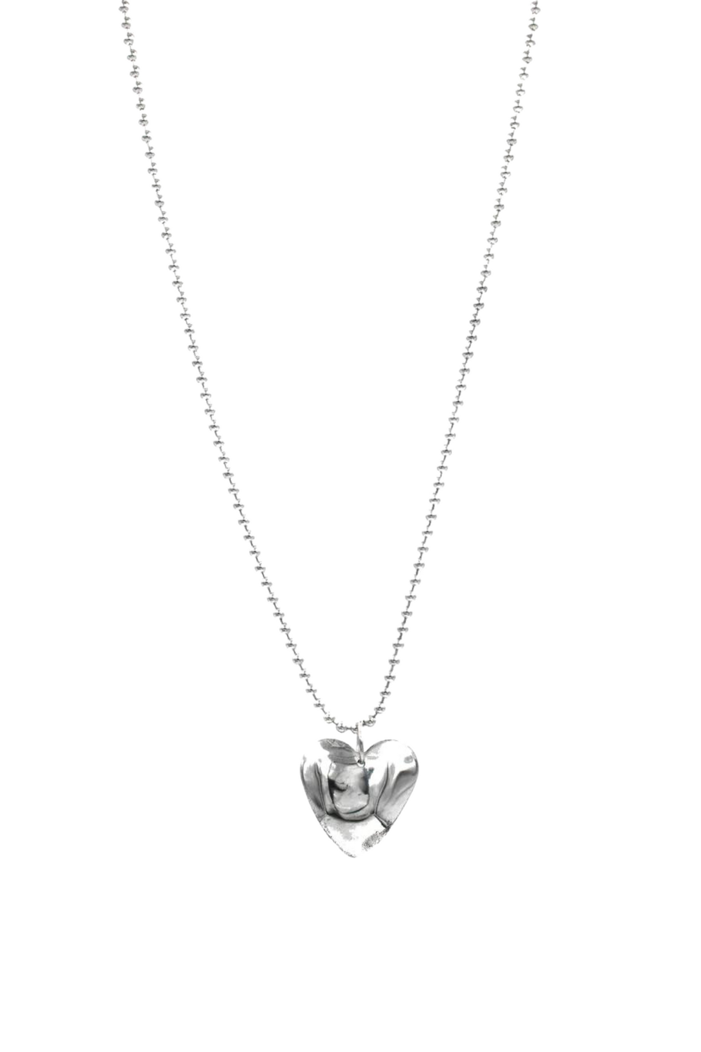 Dome Heart Necklace