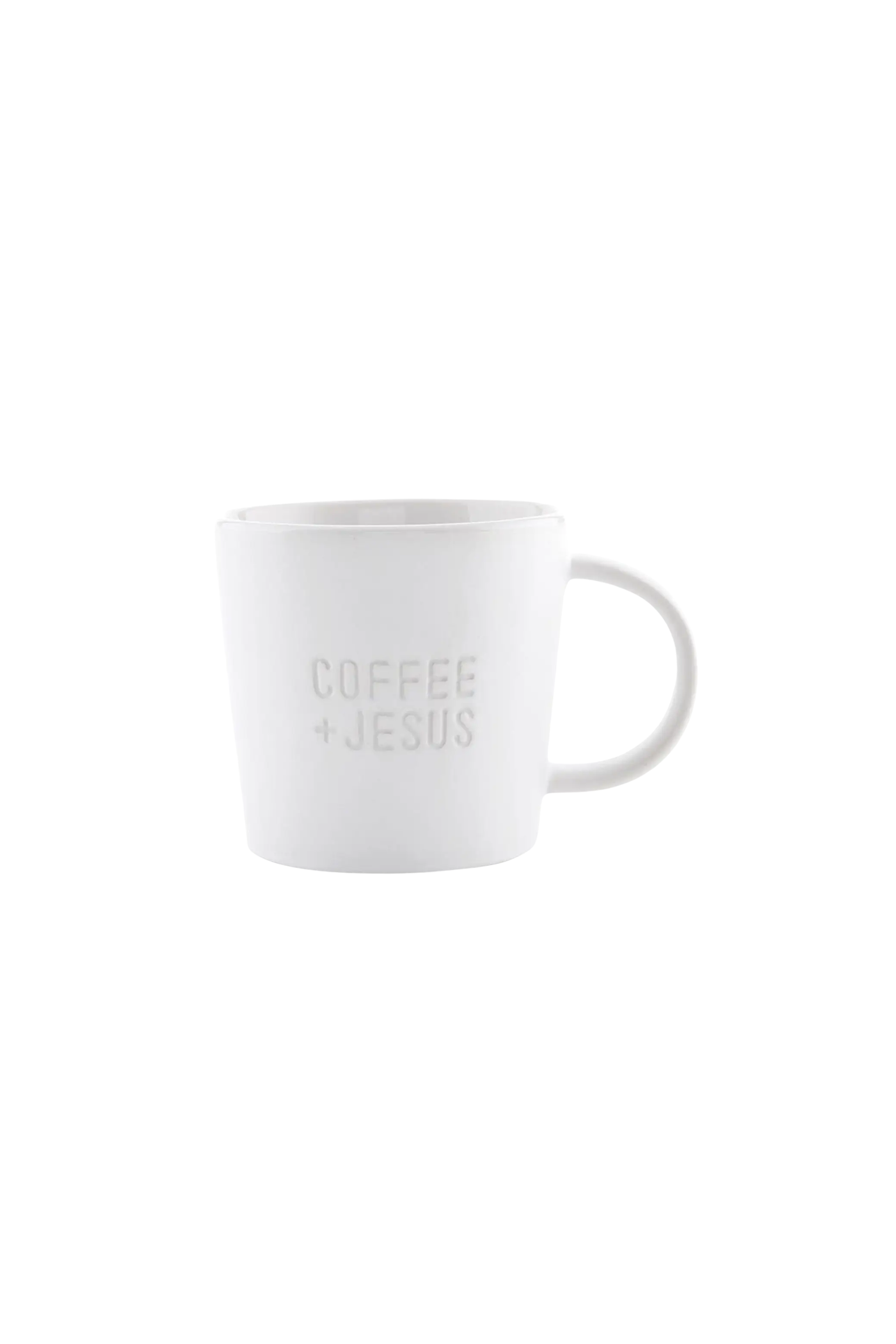 Coffee + Jesus Face To Face Ceramic Mug