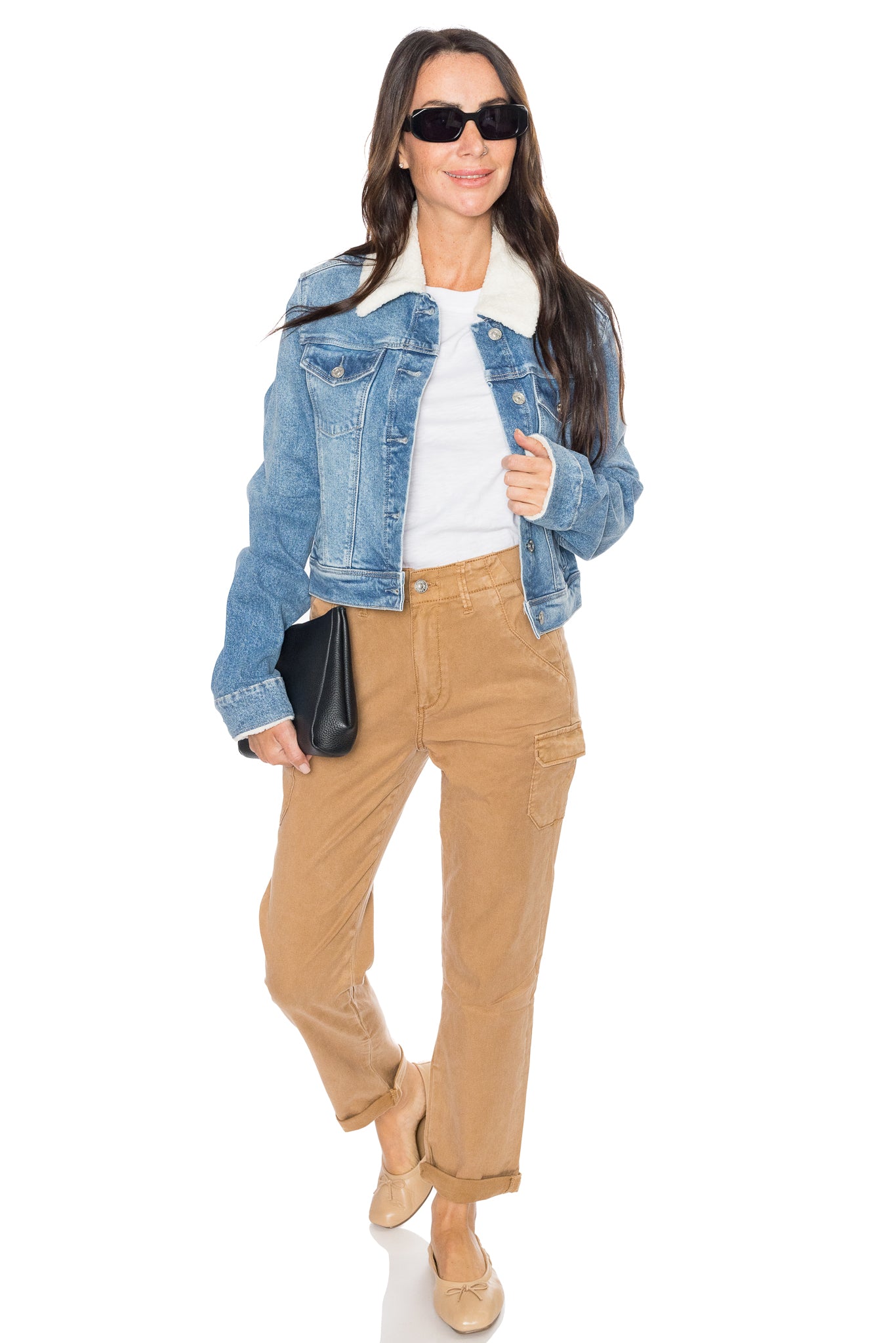 Relaxed Vivienne Jacket in Valerie Distressed