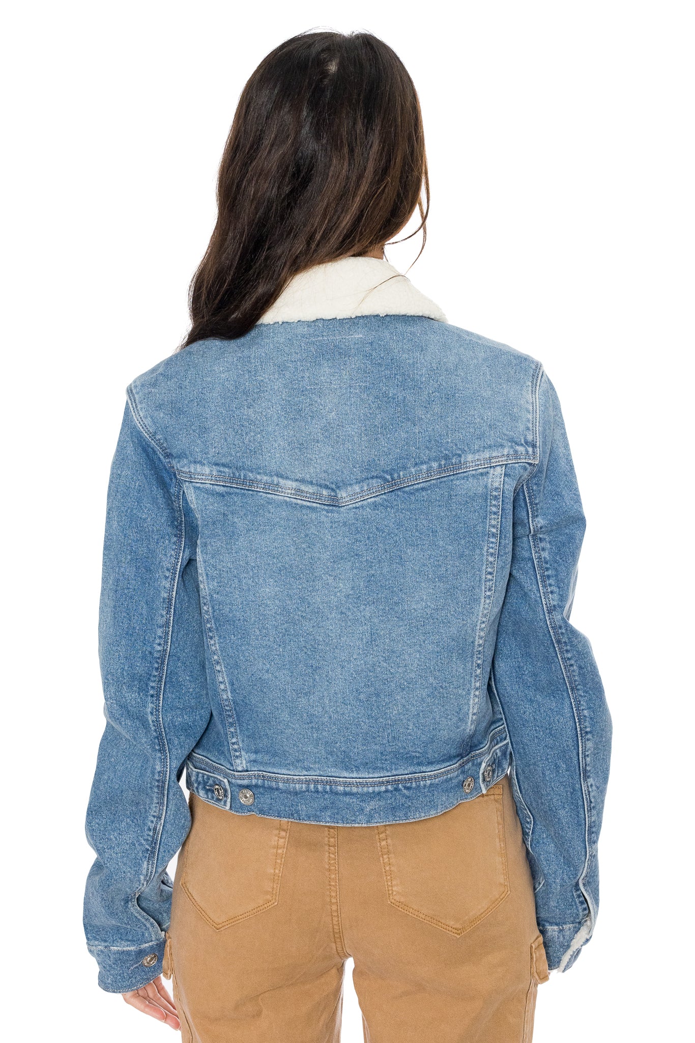 Relaxed Vivienne Jacket in Valerie Distressed