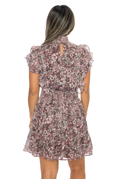 Sandi Ruffled Mini Dress