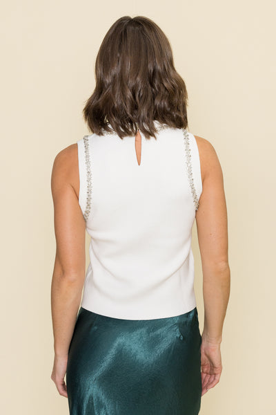 Giana Crystal Trim Top