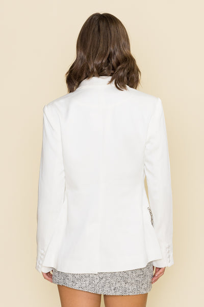 Manuela Crystal Trim Blazer