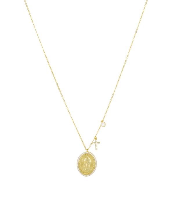 Virgin Mary Pendant Necklace