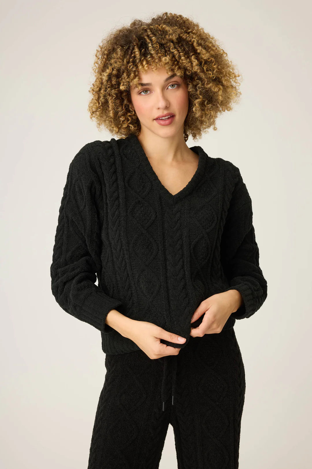 Cozy Chenille Cable Knit Sweater