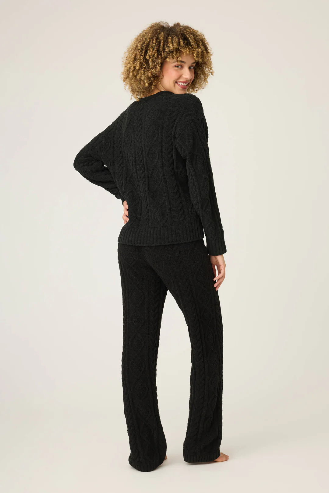Cozy Chenille Cable Knit Sweater