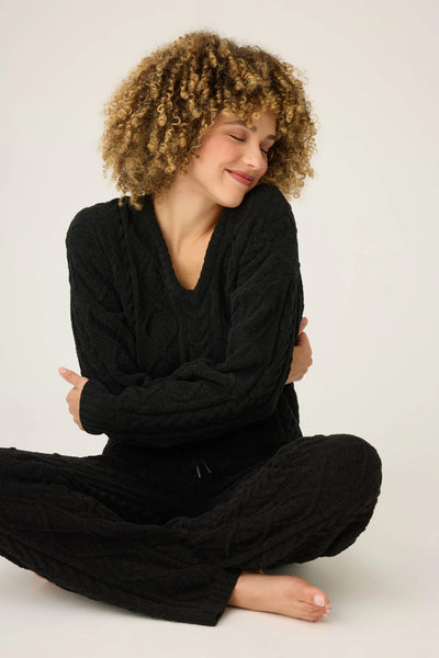 Cozy Chenille Cable Knit Sweater