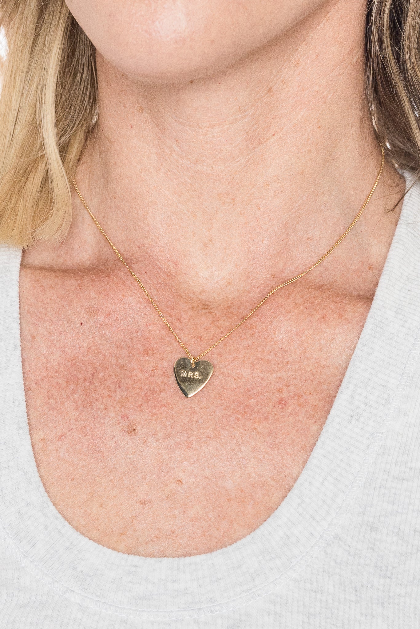 Mrs Heart Necklace