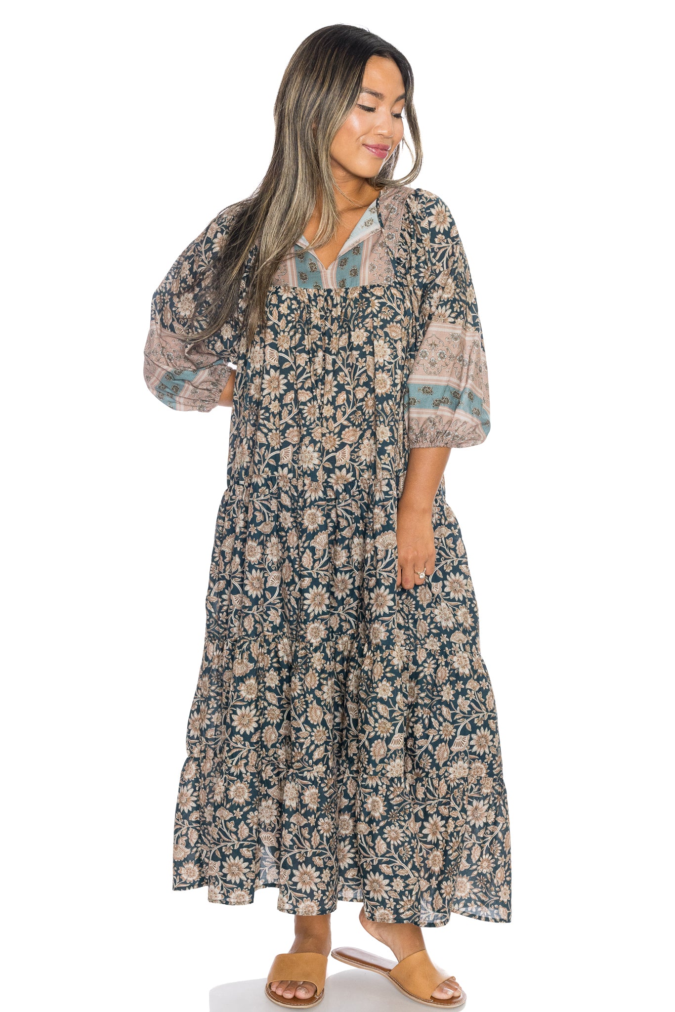 Kyra Peasant Dress