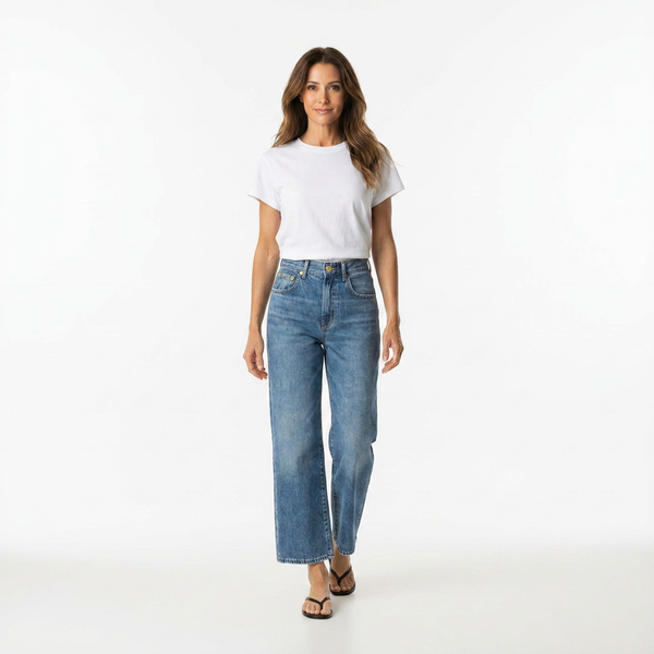Larsen Ankle Relaxed Flare in Stardew